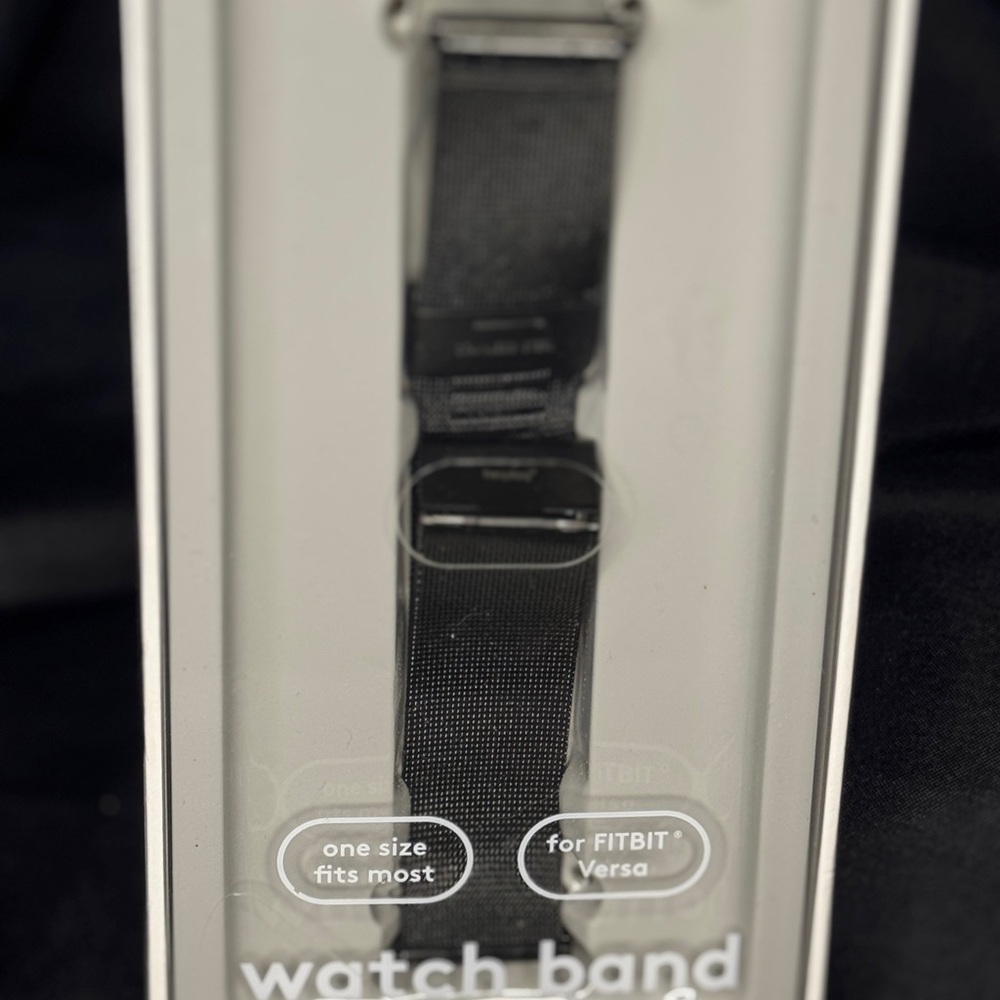 🌻 Fitbit Versa Midnight Black Wristband